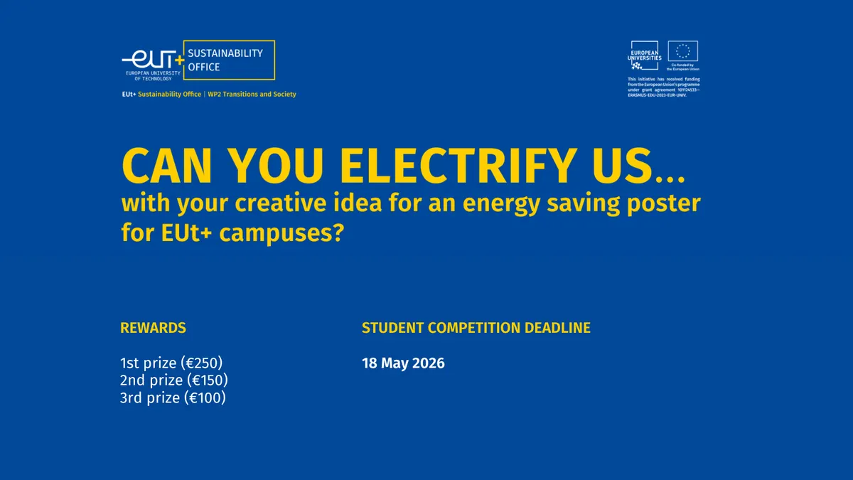 Student poster competition on the topic of "Energy conservation on campus"