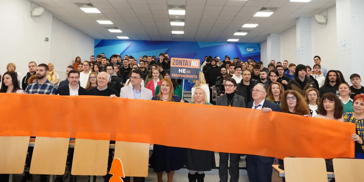 The "One Day University of Cybersecurity" initiative brought together the Zonta Club Sofia and the Technical University – Sofia in the common cause "NO to cyber violence against women and children"