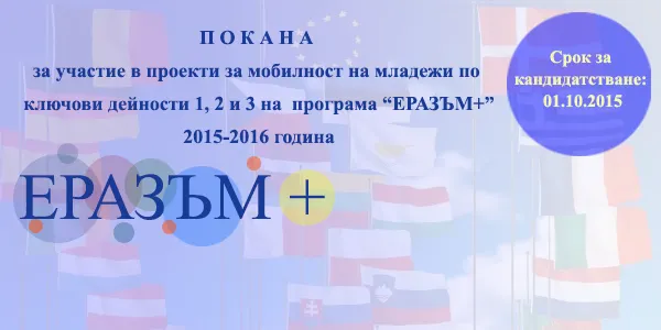 Participation in youth mobility projects under Key Actions 1, 2, and 3 of the Erasmus+ programme