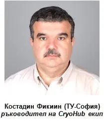 Kostadin Fikkin leads a team from TU-Sofia participating in the innovative project CryoHub