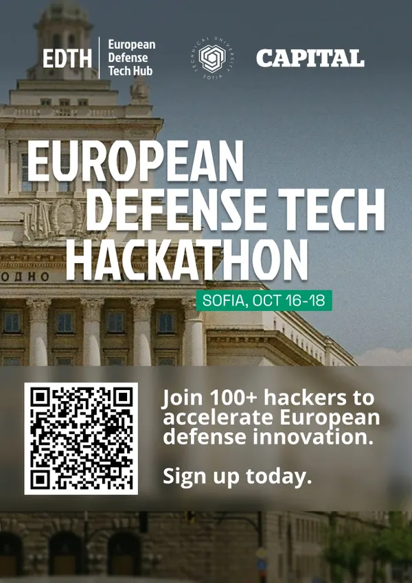 Първият European Defense Tech Hackathon в България ще се проведе в Техническия университет – София