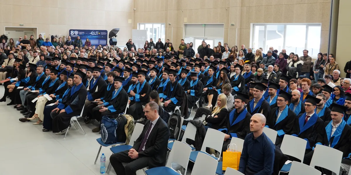 At a ceremonial event, diplomas were awarded to the 2025 Graduates of the Faculty of Electronic Engineering and Technologies