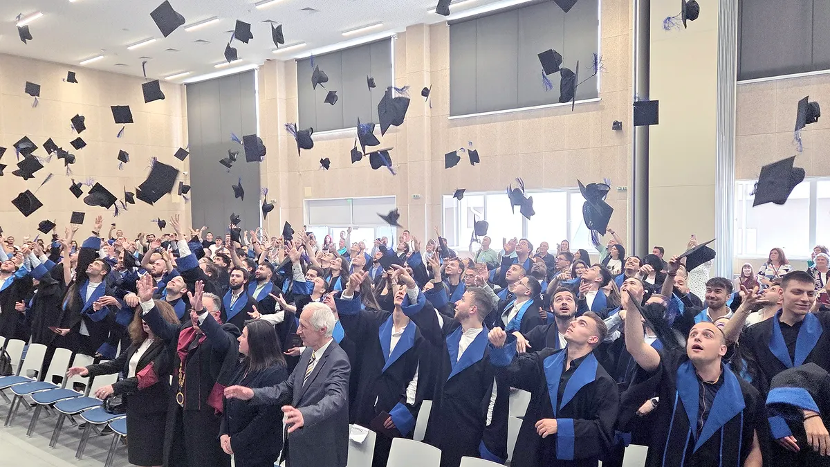 Nearly 300 graduates from the Faculty of Computer Systems and Technologies received their diplomas